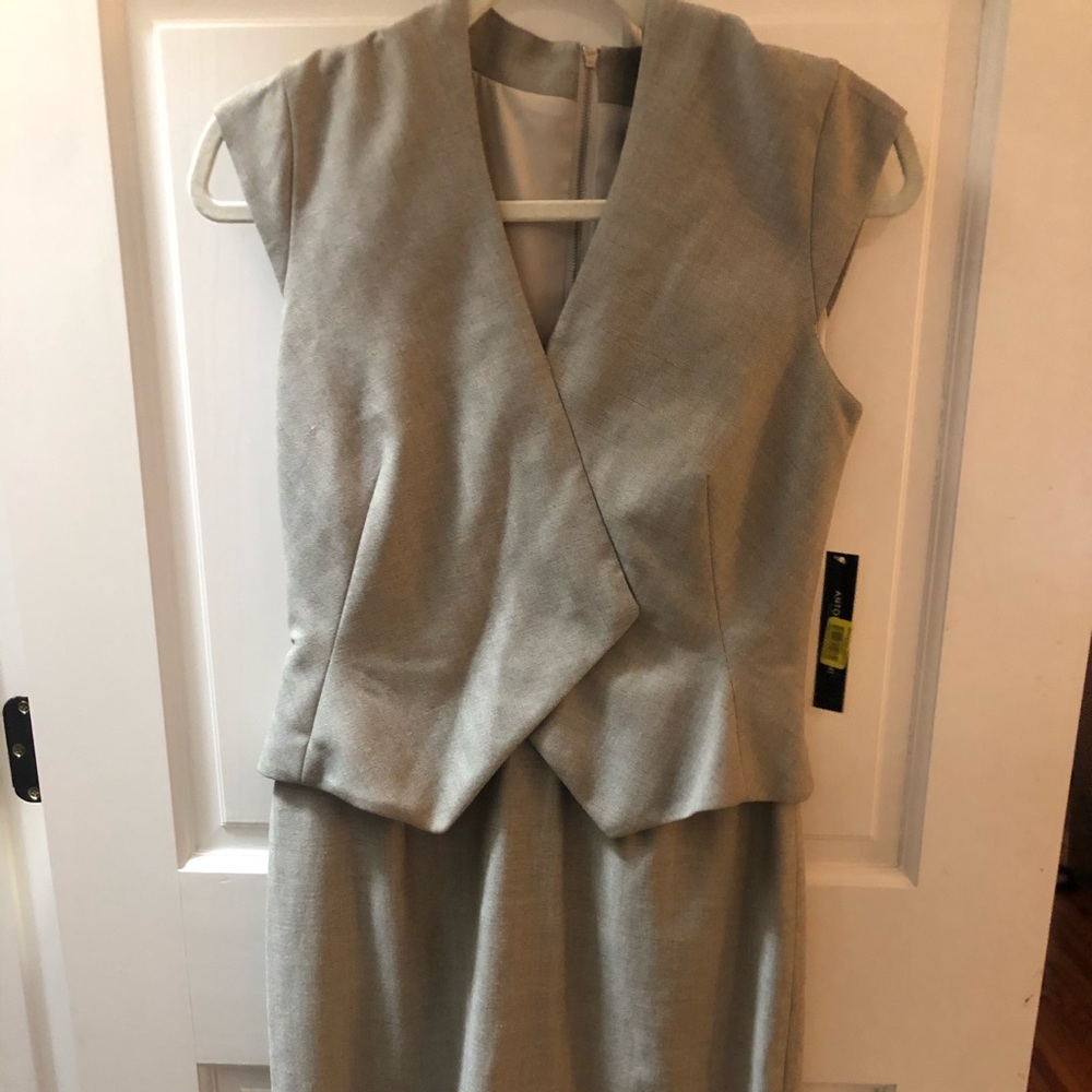 Antonio Melani Gray Suit Dress